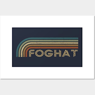 Foghat Retro Stripes Posters and Art